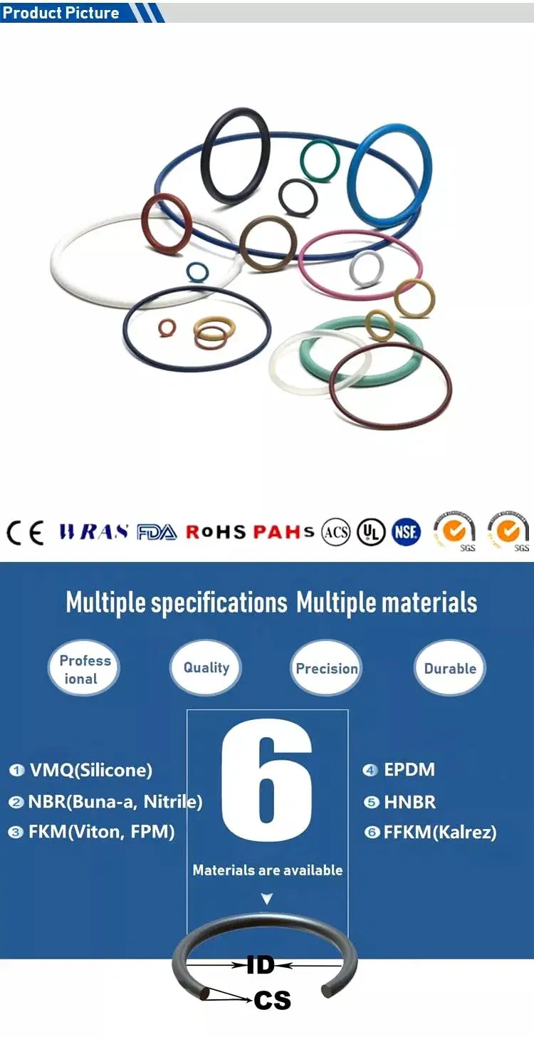 NBR FKM Silicone Rubber Ring FPM O-Ring Sealing Ring