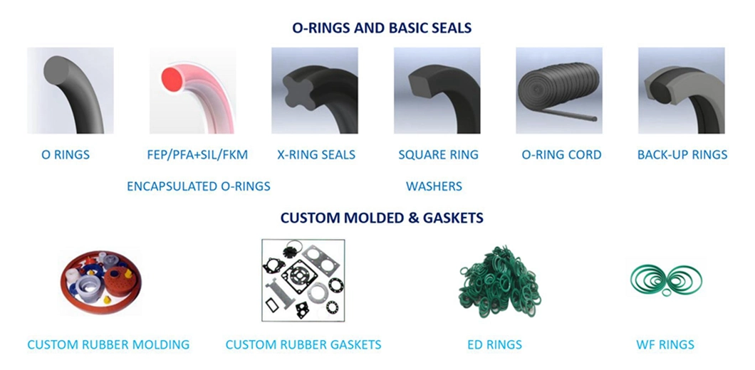 As568 Standard Factory Price Black Rubber Sealing O Rings