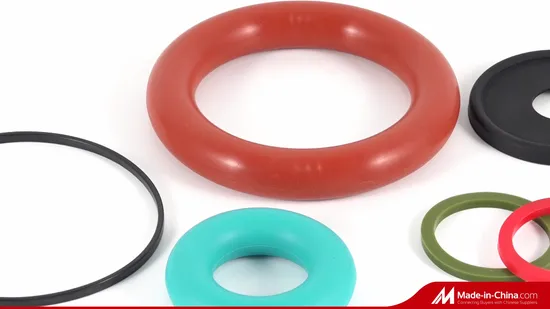 EPDM HNBR FKM Silicone Rubber Oil Seal FEP X Quad