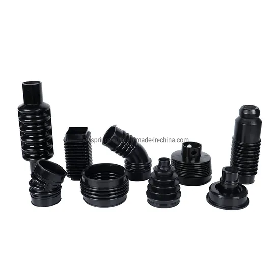 Customized Rubber Coverr Arm Dustproof NBR EPDM Silicone FKM Bellow Rubber Bellow 